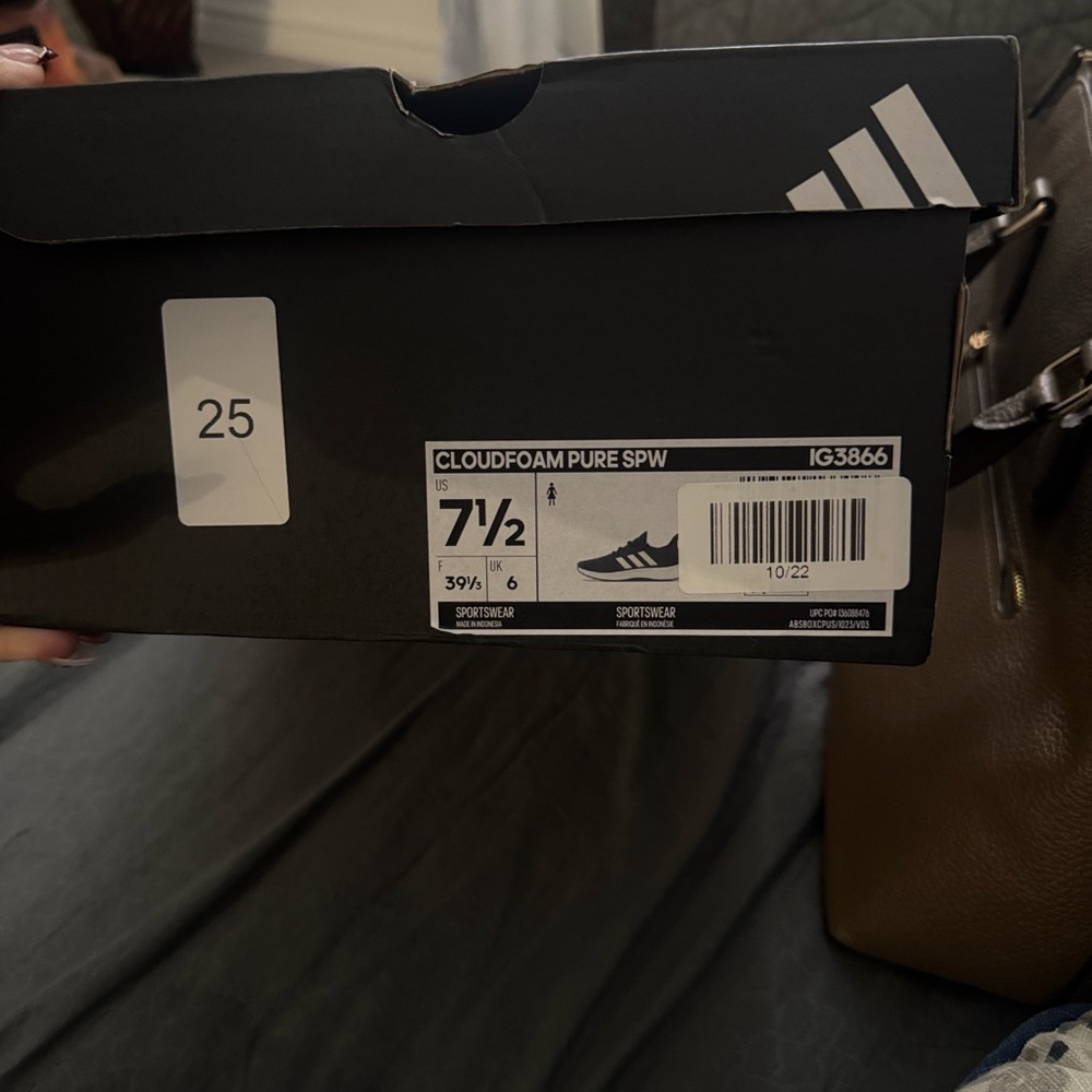 Adidas Cloudfoam Pure SPW Black Sneakers - Picture 6 of 10